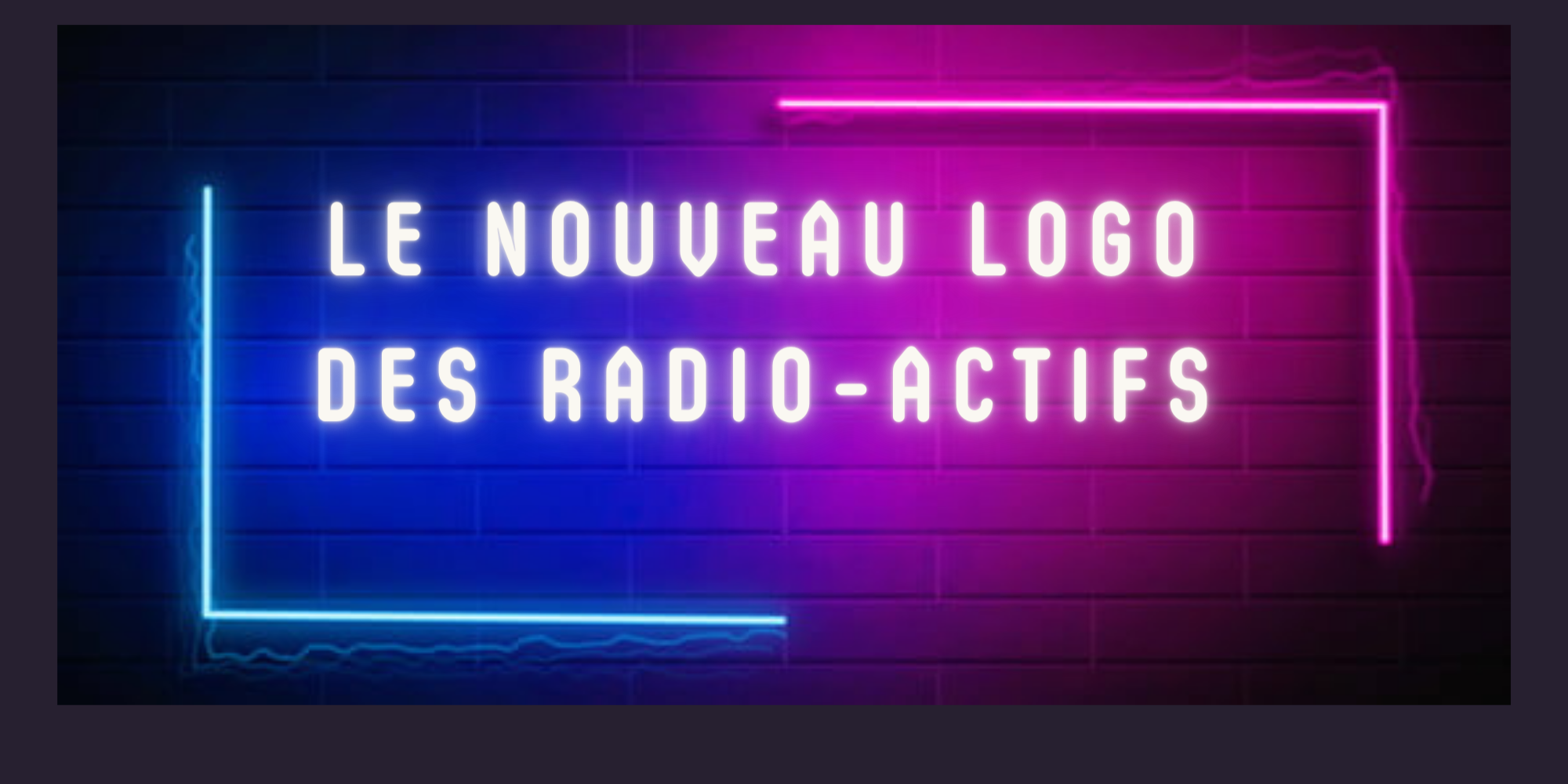Le nouveau logo des Radio-Actifs