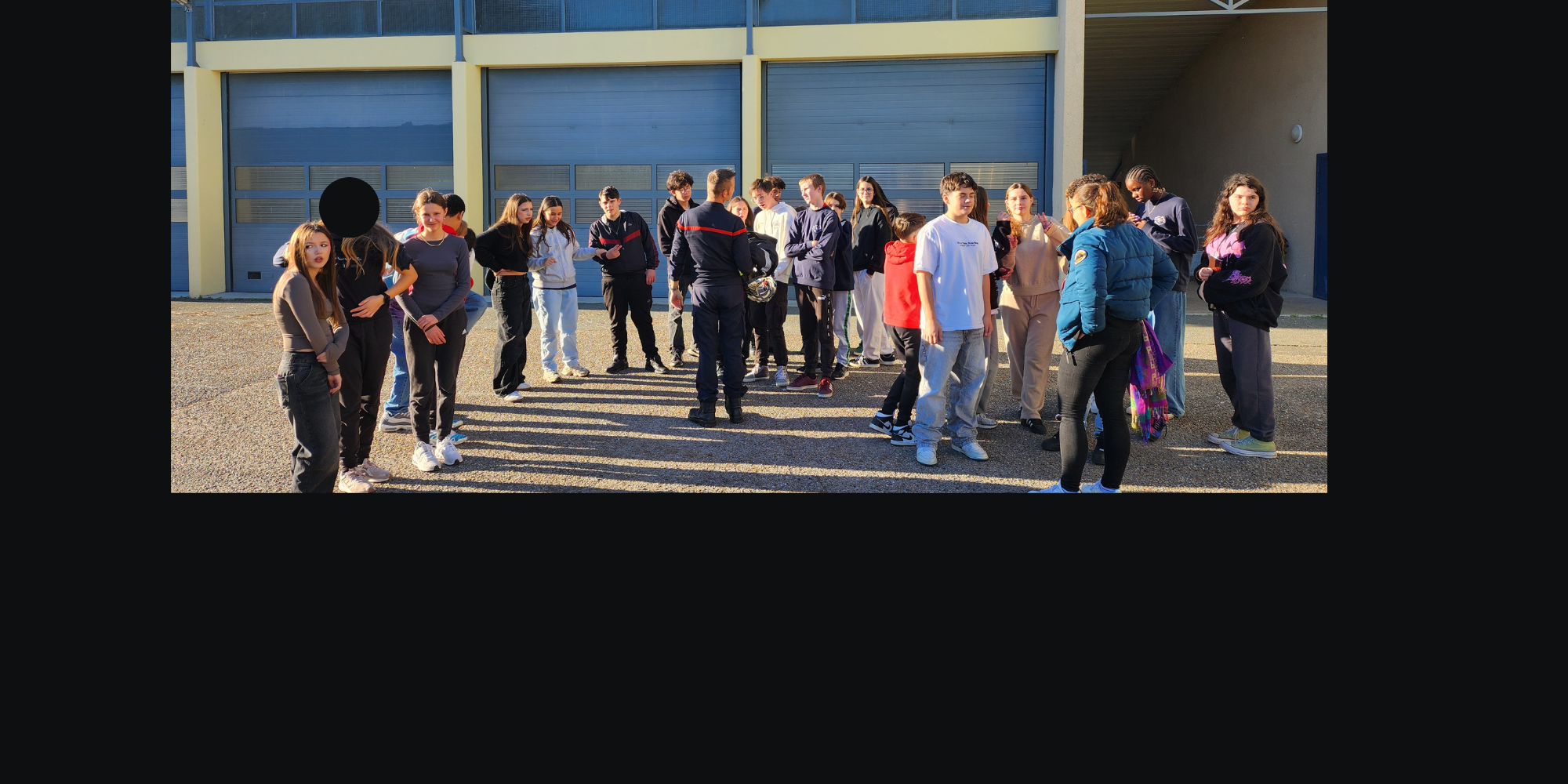 Visite de la caserne de Blaye